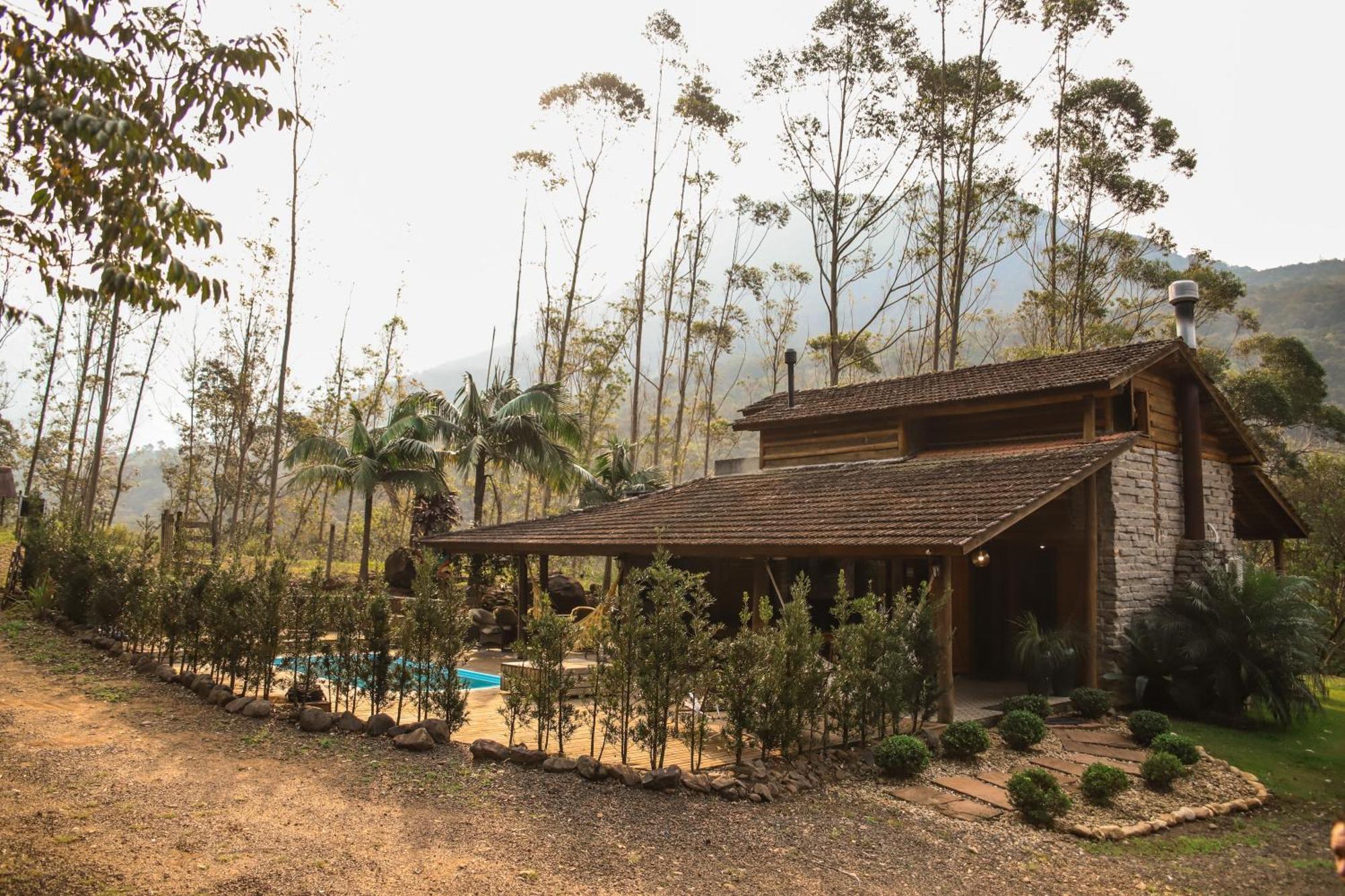 Chale Casa De Pedra, Vivenda Serra Velha, Chales De Montanha Timbe do Sul 外观 照片