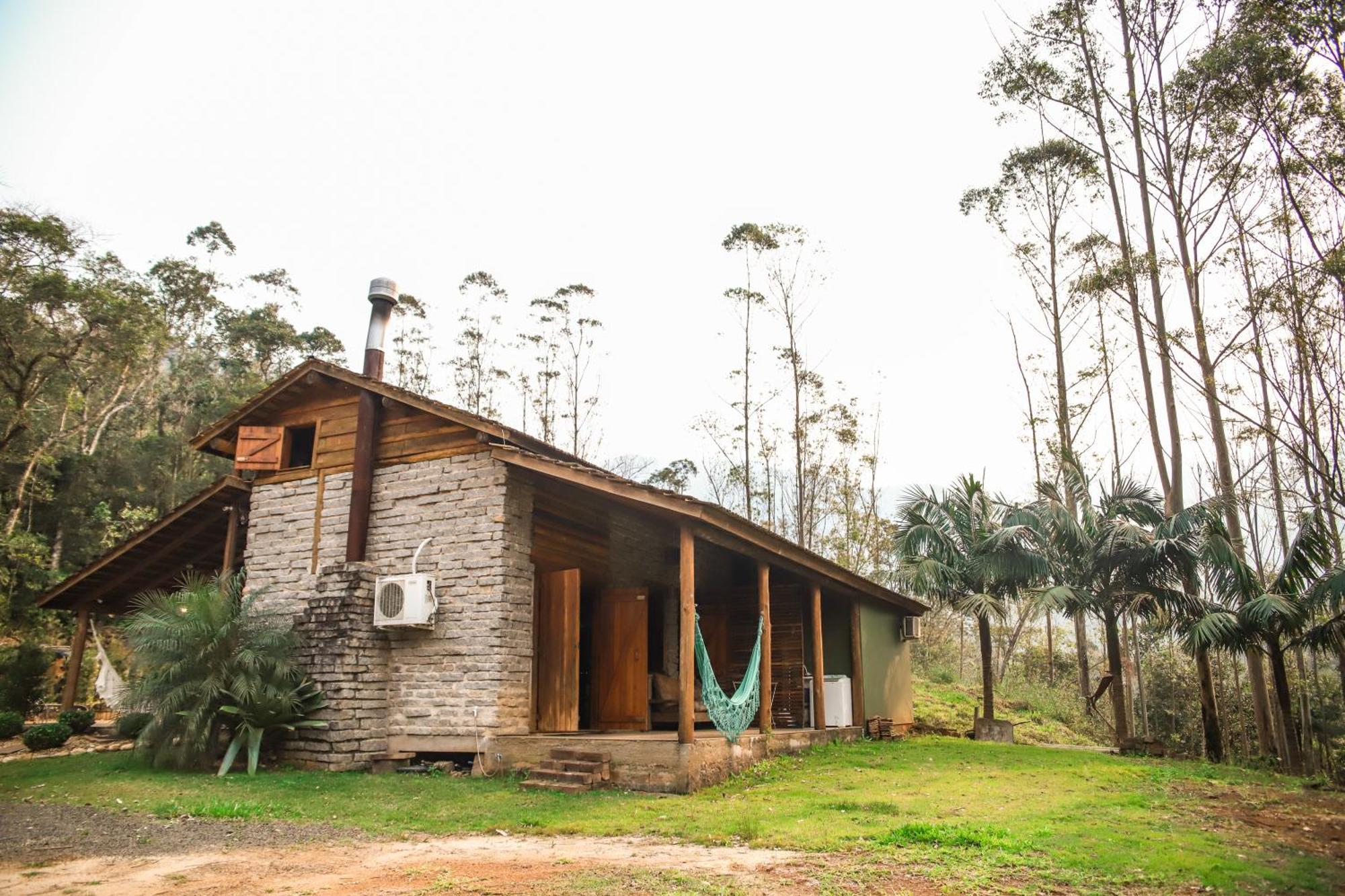 Chale Casa De Pedra, Vivenda Serra Velha, Chales De Montanha Timbe do Sul 外观 照片