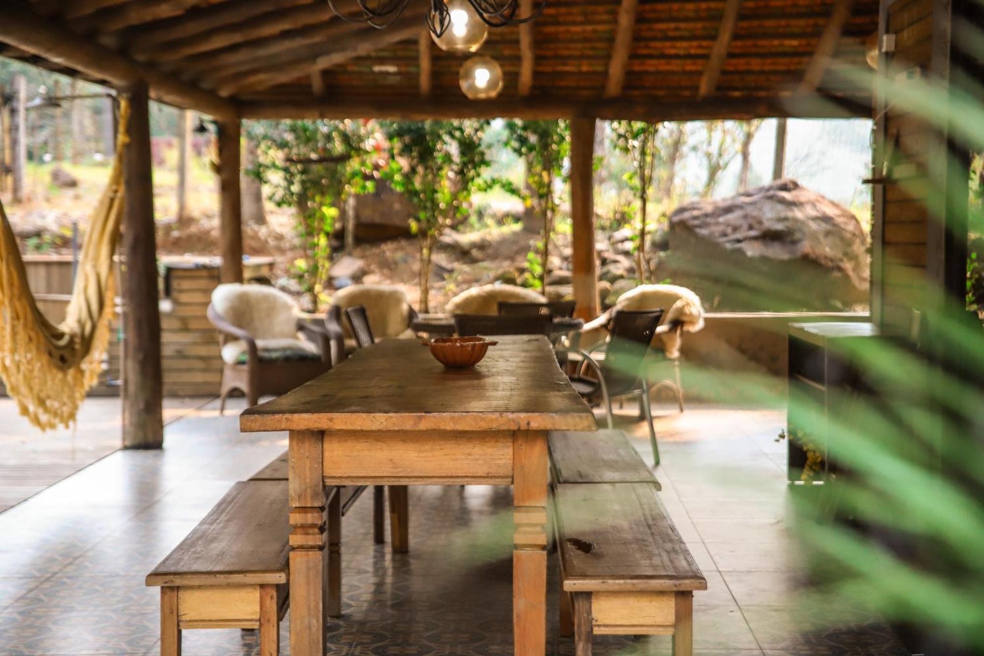 Chale Casa De Pedra, Vivenda Serra Velha, Chales De Montanha Timbe do Sul 外观 照片