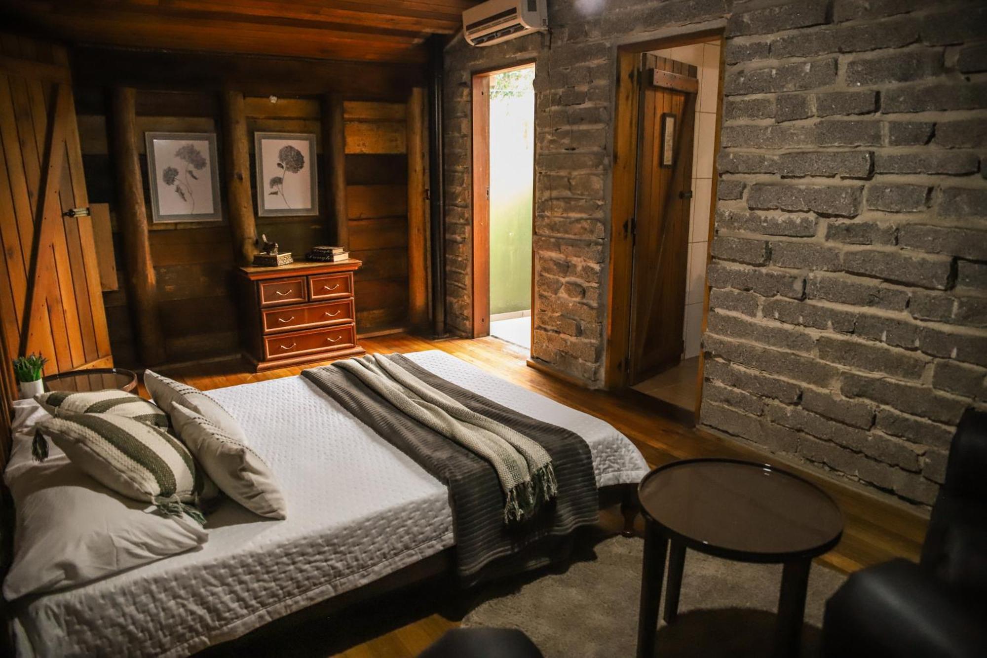 Chale Casa De Pedra, Vivenda Serra Velha, Chales De Montanha Timbe do Sul 外观 照片