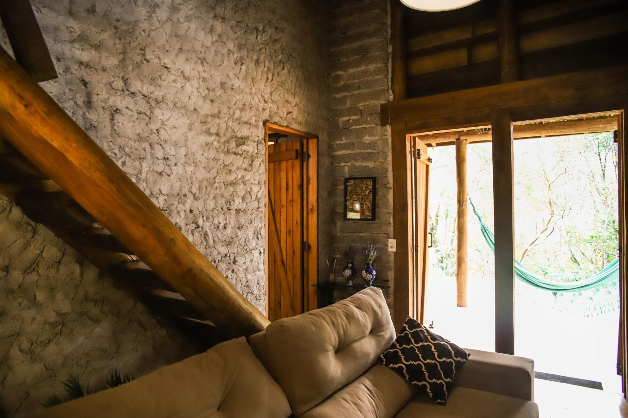 Chale Casa De Pedra, Vivenda Serra Velha, Chales De Montanha Timbe do Sul 外观 照片