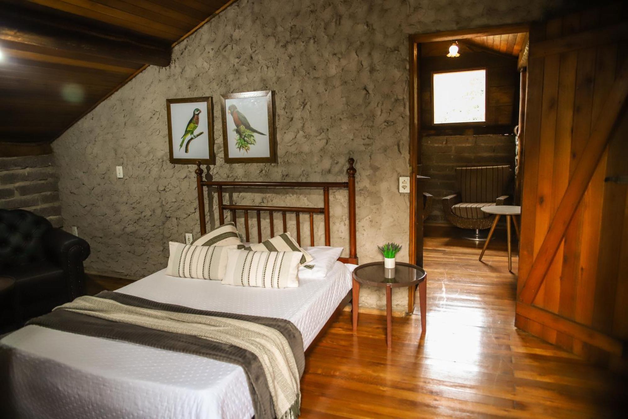 Chale Casa De Pedra, Vivenda Serra Velha, Chales De Montanha Timbe do Sul 外观 照片